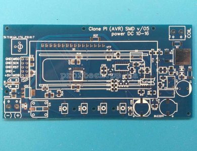 Друкована плата металошукач Clone Pi AVR