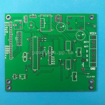 Друкована плата зарядного пристрою на atmega8