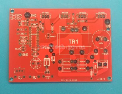 друкована плата інвертора 12-220